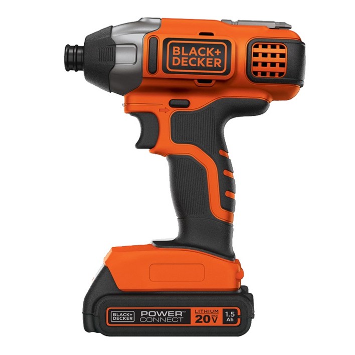 블랙앤데커 20V MAX 충전 임팩 드라이버 BDCIM18K1, 본품 배터리 1개, 1세트