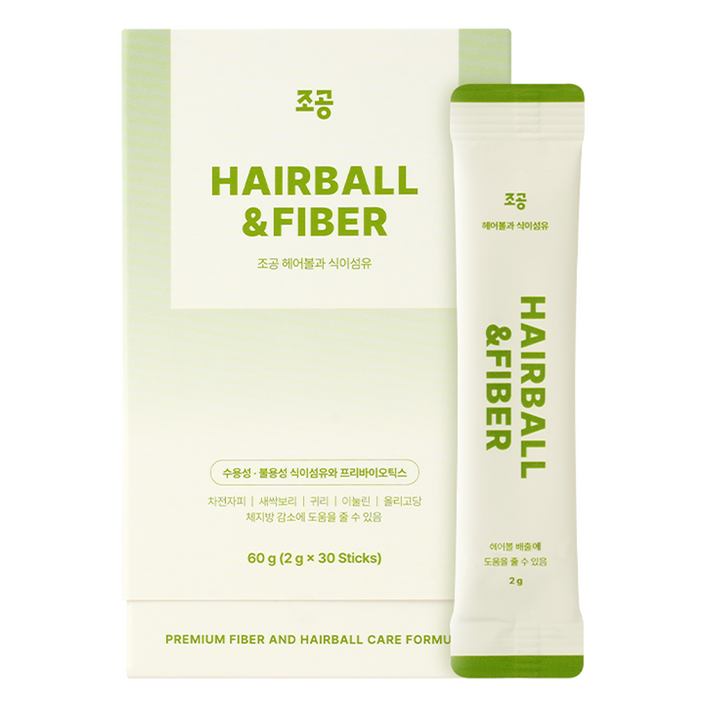 조공 반려동물 식이섬유 영양제, 60g, 헤어볼, 1개