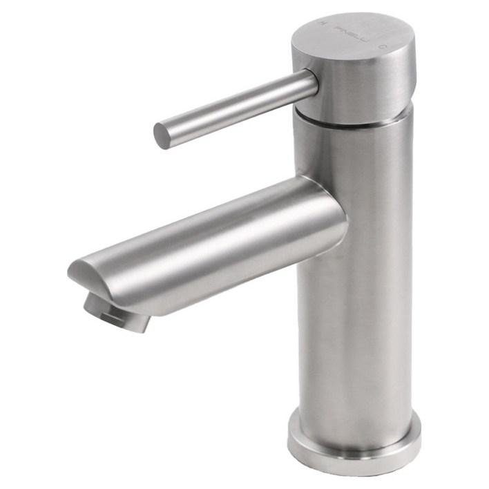 미리내 무광 스텐 원홀수전 세면대 수도꼭지 SUS304