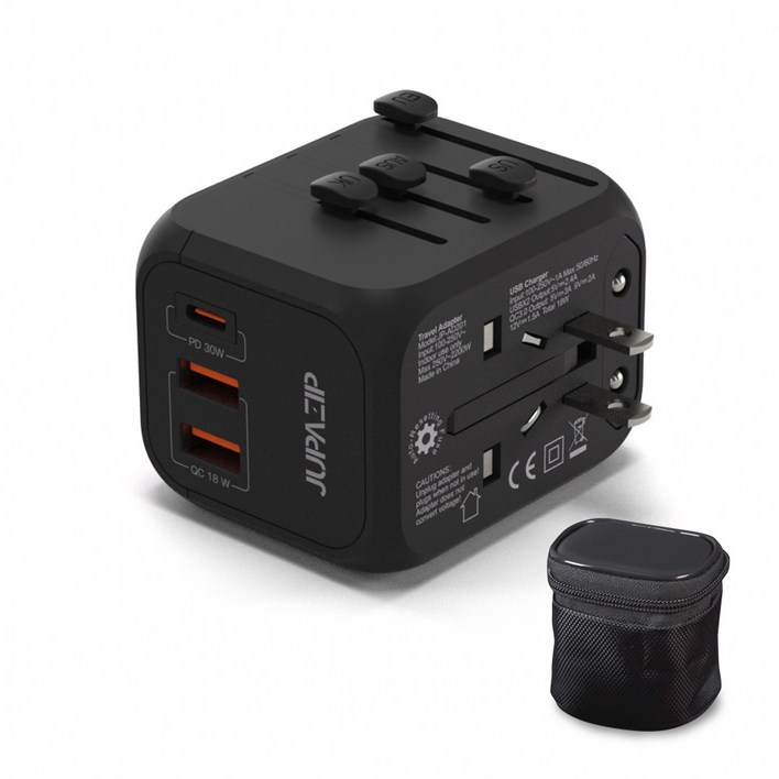 주파집 여행용 초고속 PD 30W usb 멀티 어댑터 JP-AD300