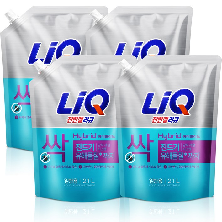 리큐 진한겔 하이브리드 플로랄향 액상세제 일반용 리필