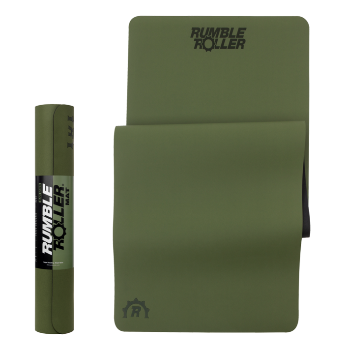 럼블롤러 논슬립 고무 홈트 필라테스 스트레칭 요가매트, olive green, 1개