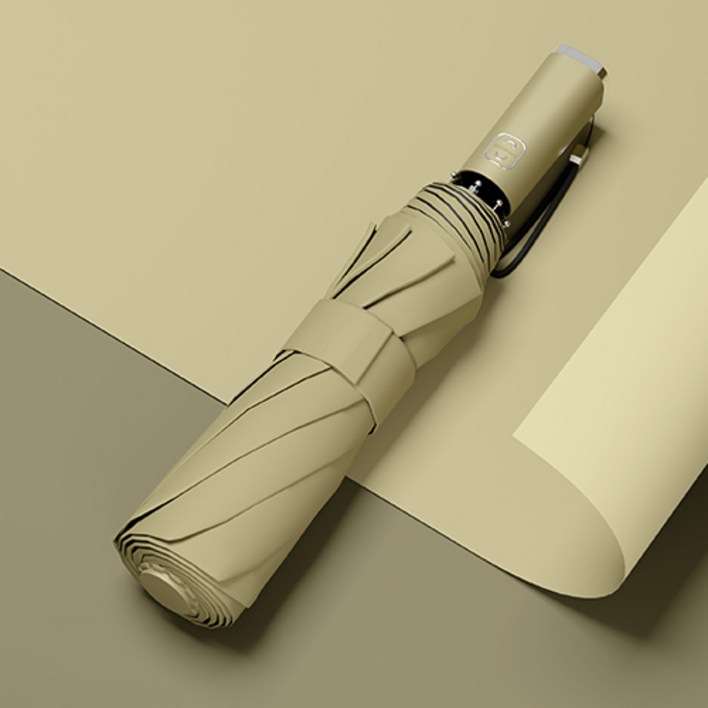 준성 JUNSUNG 암막 양산 접이식 튼튼한 3단 자동 우산