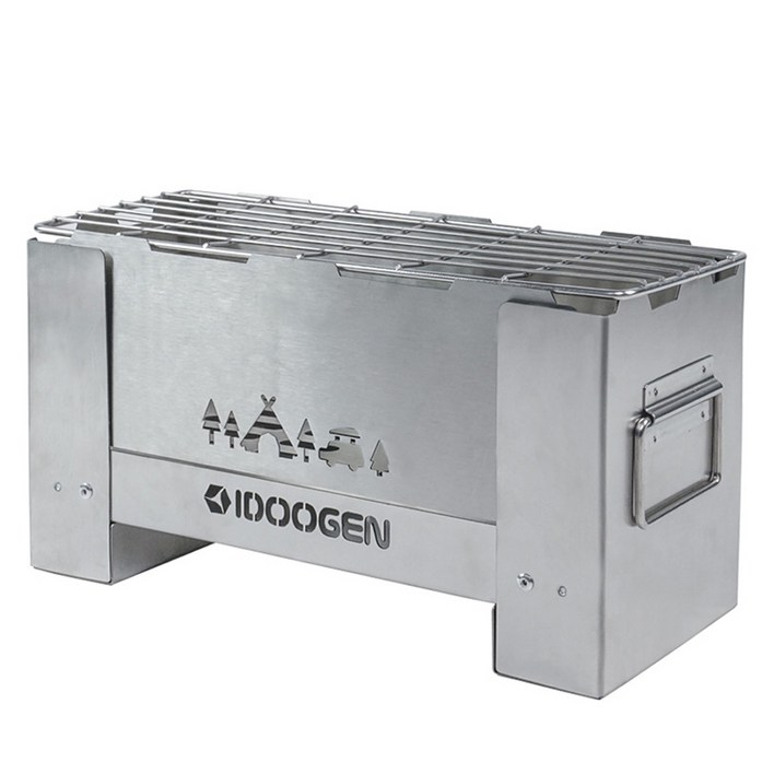 아이두젠 인디언렉타 접이식 경량화로대, 꼬치구이 석쇠 포함, 1세트