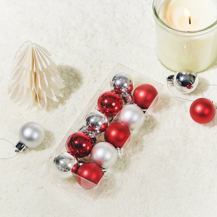 크리스마스 오너먼트 볼 10p 세트