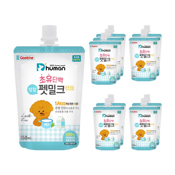 듀먼 반려동물 초유단백 챱챱 펫밀크 튼튼관절 150ml, 우유, 10개