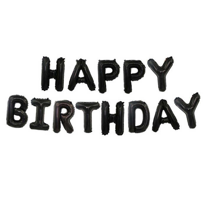 생일글자풍선 해피벌스데이 알파벳 16인치
