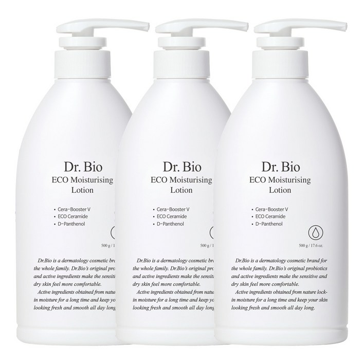 닥터바이오 에코 페이스 앤 바디로션, 500ml, 3개