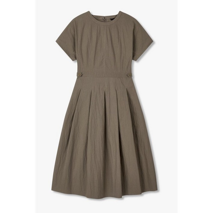 매장 정품 GCUT 편안한 데일리 여름 시원한 지컷25FW사이드 버튼 플리츠 원피스7255337103