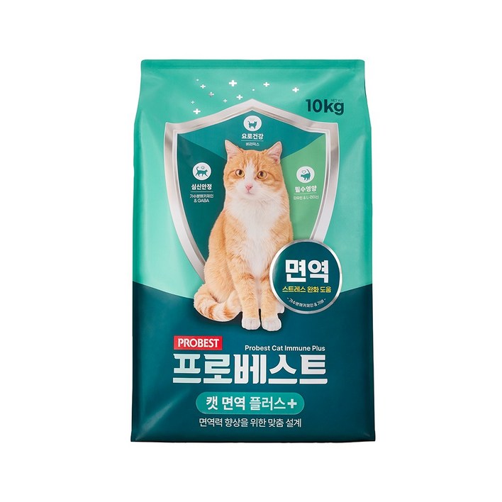 프로베스트 캣 면역플러스 10kg, 닭, 10kg, 1세트