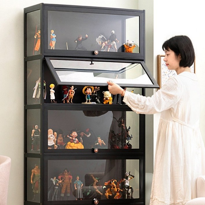 피규어 케이스 진열장 진열대 가방 보관함 아크릴 장식장 전시장 피규어 장식장 4단