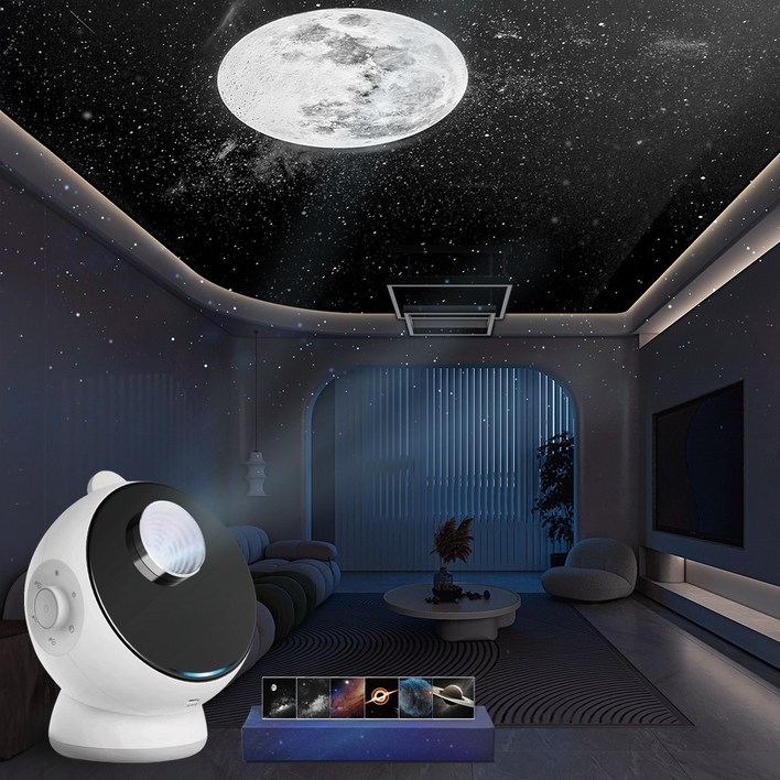 하이텍 루나 우주 무드등, 6종 필름 세트