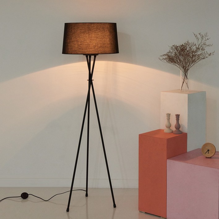 유니온 장스탠드_3colors [전구무료증정], 블랙