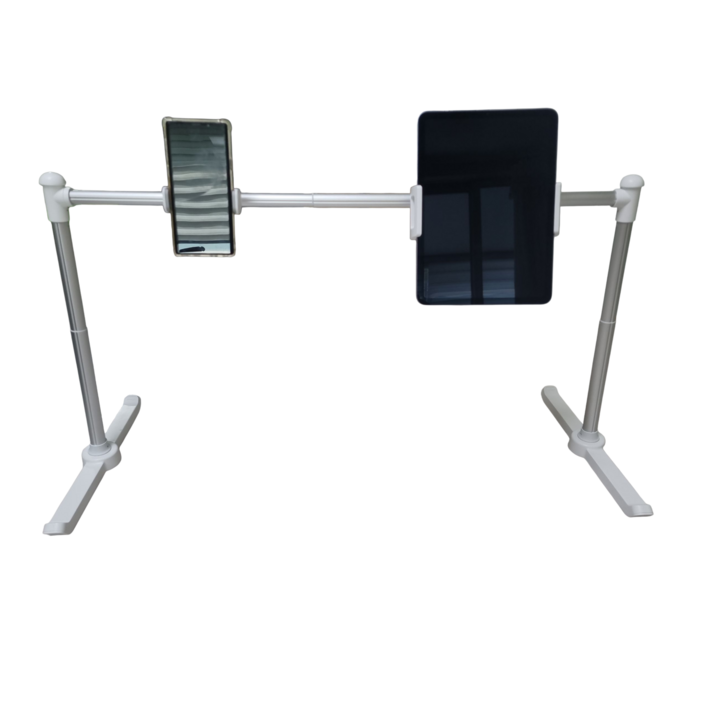 침대밖은 위험해 스탠드형 스마트폰 태블릿 동시 거치대, 1개