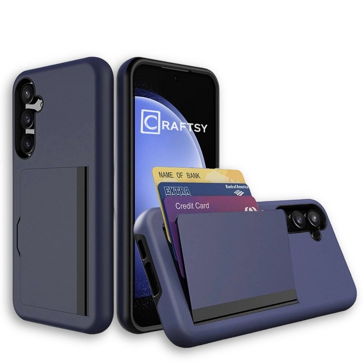 Craftsy 삼성 S21S22S23S24S25 시리즈 폰케이스 카드지갑 3장수납 케이스