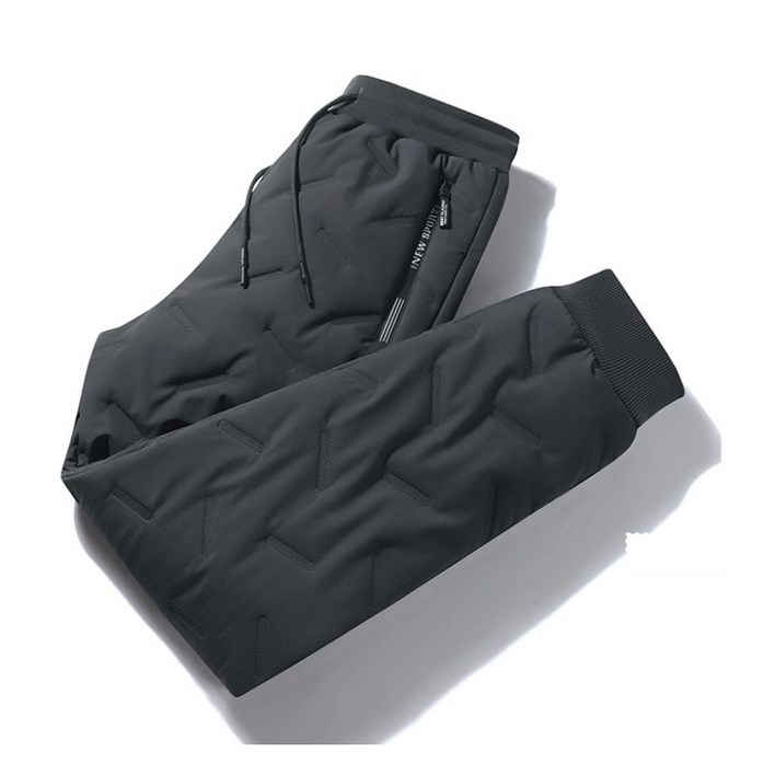 춘게엘 M7XL 빅사이즈 겨울 남녀공용 기모 패딩 바지 시보리 r012