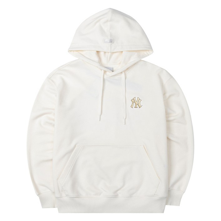 MLB 남녀 공용 로고 프론트 포켓 후드티 3AHDQ0151