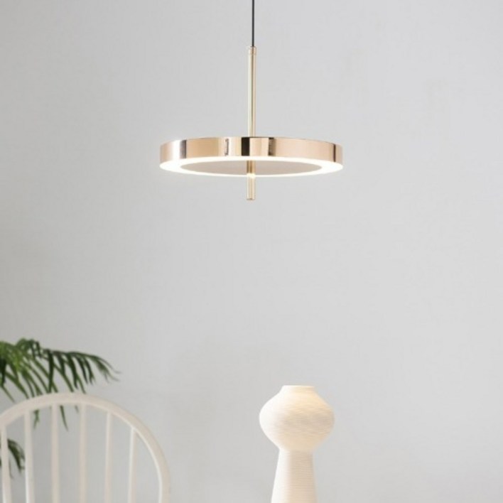 LED 골드링 펜던트 조명 20W 아나스 4000K 주백색 PPL