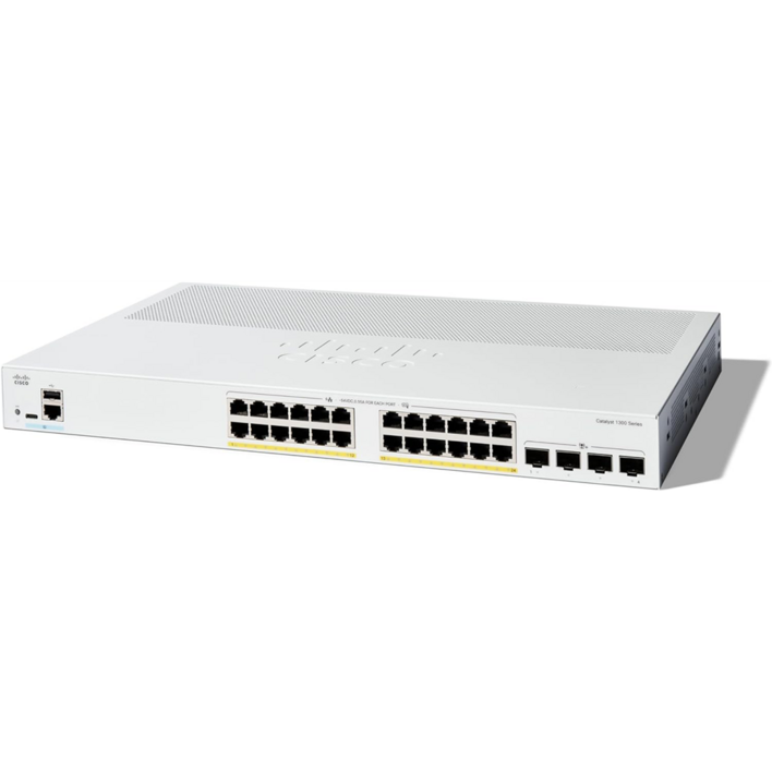 CISCO Catalyst 1300 24port PoE 4x10G SFP C130024P4X 24포트 스위칭허브 4SFP CBS35024P4X후속, 단일상품, 1개 CISCO Catalyst 1300 24port PoE 4x10G SFP C130024P4X 24포트 스위칭허브 4SFP CBS35024P4X후속, 단일상품, 1개