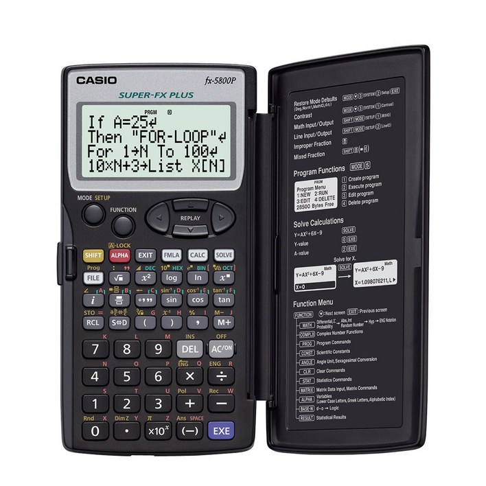 카시오 FX5800P 공학용계산기 프로그램계산기, 단품, 단일수량