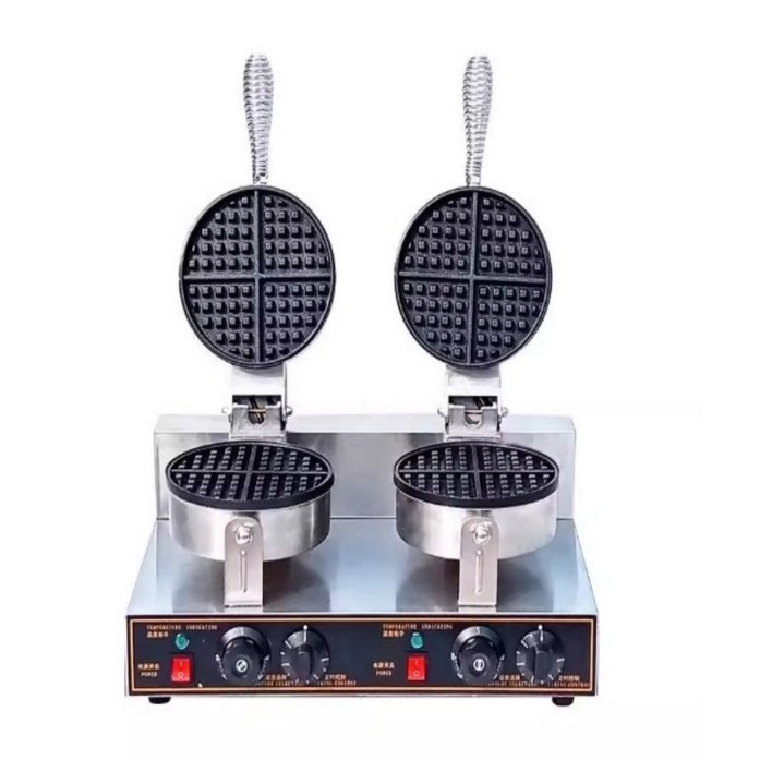 업소용 와플기계 대형 2구 전기 카페 60hz 220v, 2구