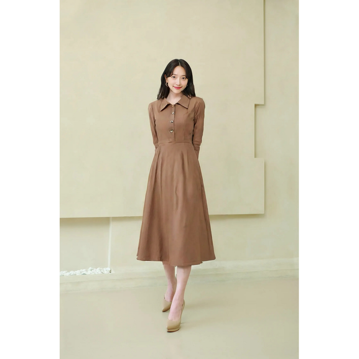 미센스 벨티드 셔츠 원피스 MB38OPM103A