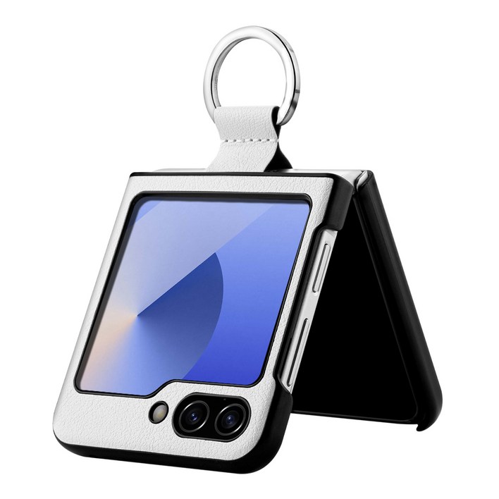 아이몰 가죽 플립 커버 링 그립 휴대폰 케이스