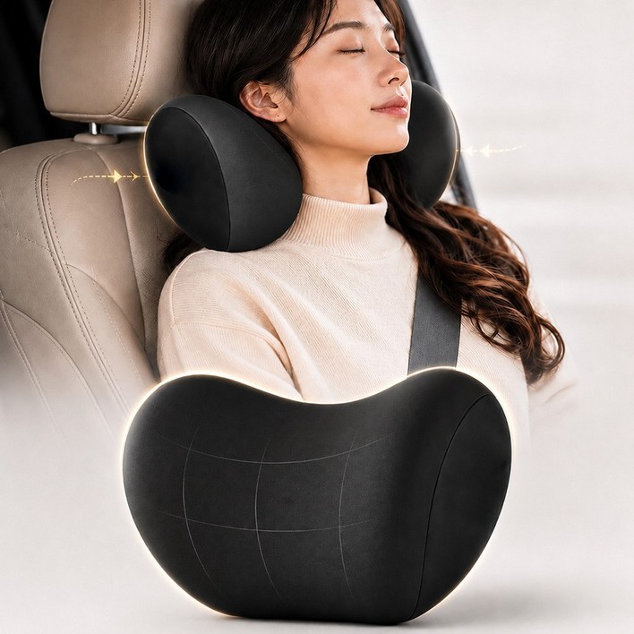 고즈닝 메모리폼 차량용 목쿠션