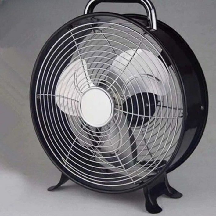 추천휴대용 선풍기 10인치 AC전원 메탈 30db 10인치 독서실 선풍기 1.5kg 테이블 엔틱 소형 그린 2단