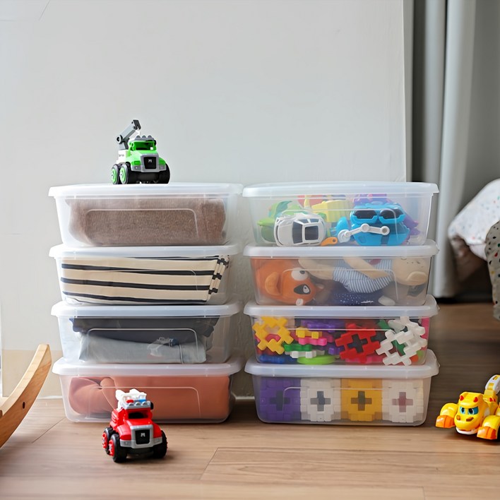 아이리스 국내생산 속이 보이는 리빙박스 MCB-34