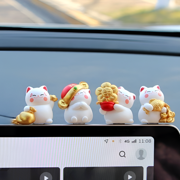 뷰티앤몬스터 귀여운 마네키네코 자동차 악세사리
