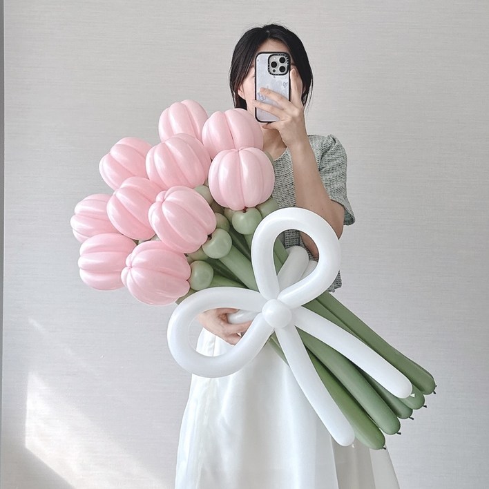 풍선꽃다발 요술 풍선꽃 만들기 세트 DIY 튤립 데이지