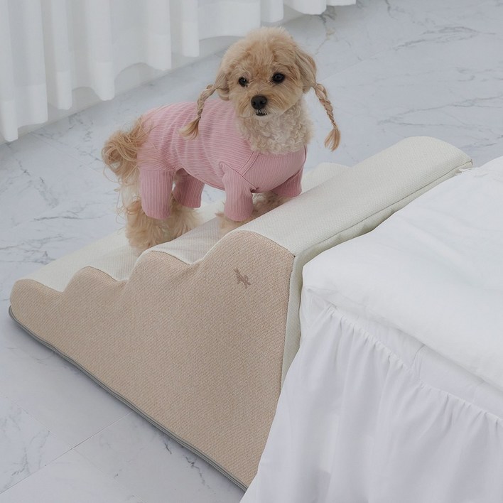 슈퍼펫 강아지계단 논슬립 미끄럼방지 4단 커브 스텝