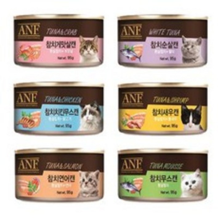 ANF 고양이캔 24개 1박스 콤보 간식캔