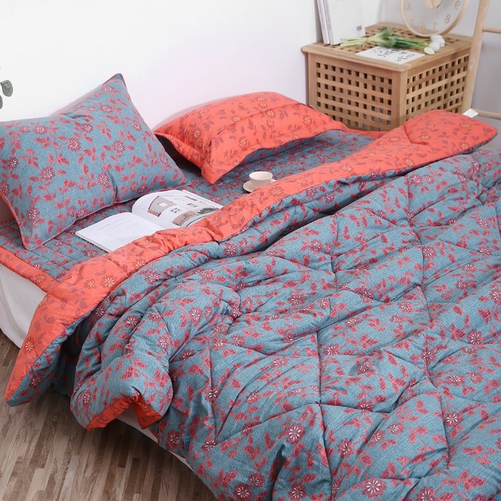 주노 먼지없는 피톤치드 항균 마이크로 차렵이불, 싱글퀸