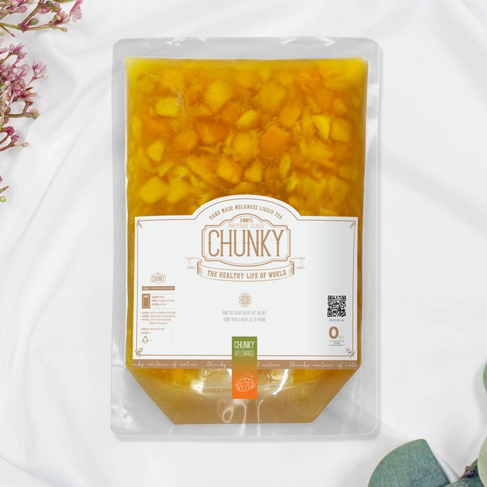 청키 수제 망고청 대용량 애플망고청 카페용 과일청 2kg, 2kg, 1개, 1개입