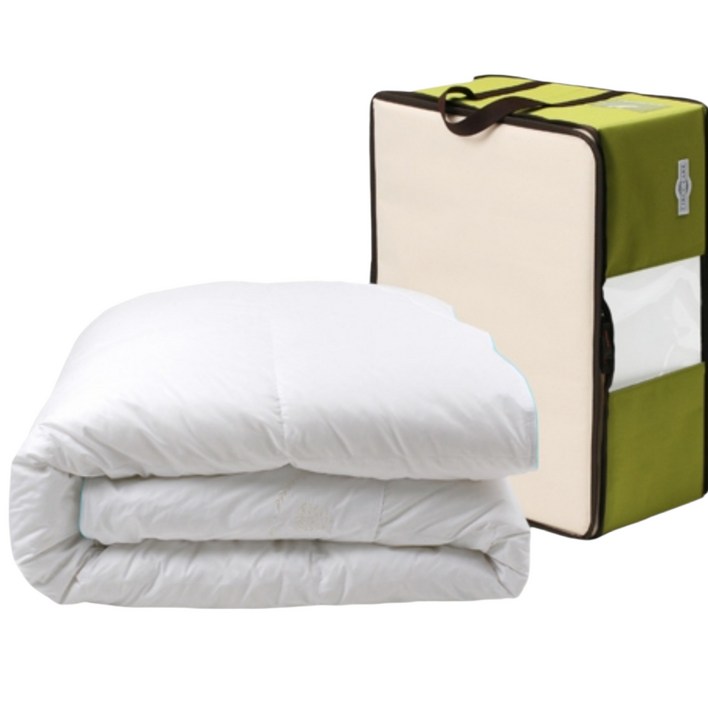 살림의왕 하이리빙 써큐케어 플래티늄 구스다운 이불 K 폴란드산 거위털 920g 솜털95 깃털5 숙면 혈행개선 천연성분허브추출물,은행잎 추출물