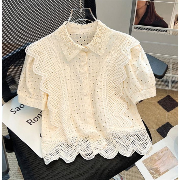 딜마켓 보틴상의  여성 여름 귀여운 고품격 데일리 블라우스 상의