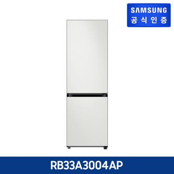 비스포크2도어 [삼성] 비스포크 냉장고 2도어 333L RB33A3004AP(글라스)