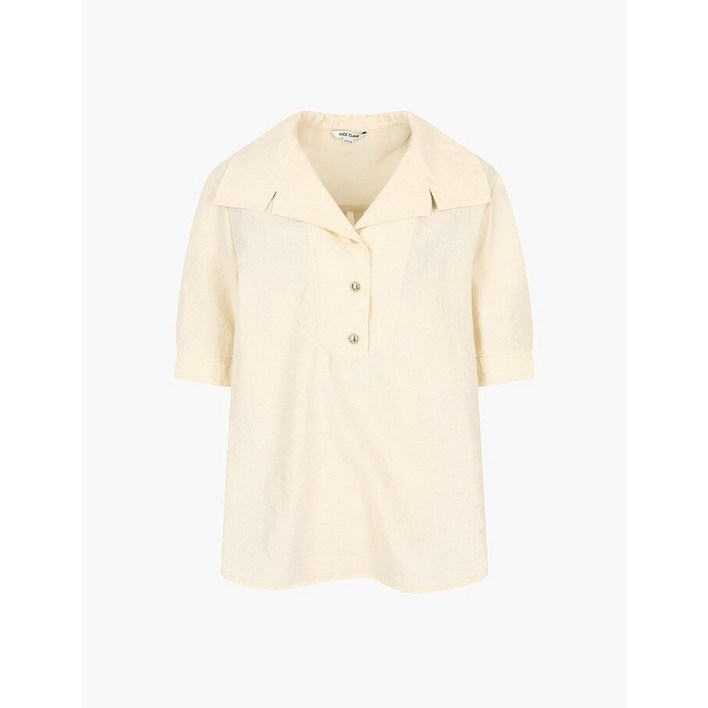 나이스클랍 NICE CLAUP 반 오픈 탑 블라우스N242MWB429 445031