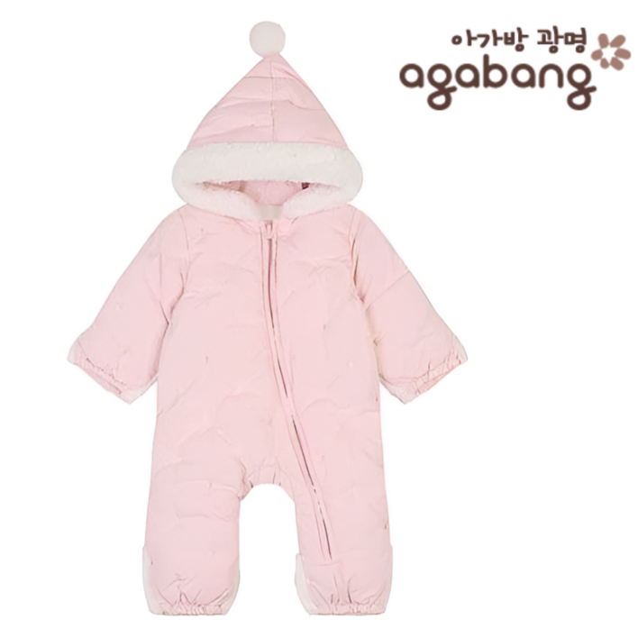 아가방 우주복 클라데이자수다운우주복 R7 패딩 아기패딩 방한 후리스 겨울 겉싸개 선물하기 다운우주복  오리털 충전재로 보온성이 아주 우수하고 포근한 우주복 아우터