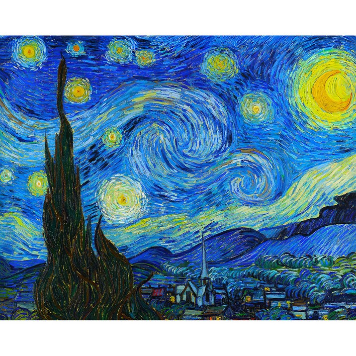 명화 인테리어 캔버스 그림 액자 고흐별이 빛나는 밤