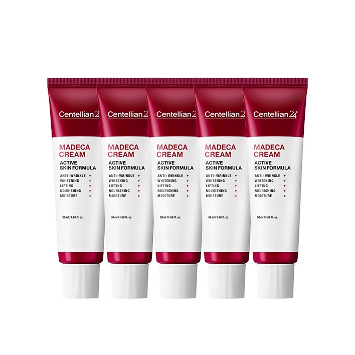 센텔리안24 마데카 크림 액티브 스킨 포뮬러, 5개, 50ml