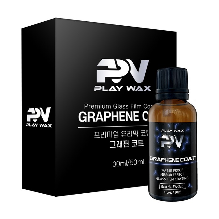 플레이왁스 그래핀코트 유리막코팅제 자동차 발수 코팅 광택 30ml, 30ml, 1개 플레이왁스 그래핀코트 유리막코팅제 자동차 발수 코팅 광택 30ml, 30ml, 1개