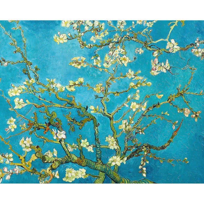 명화 인테리어 캔버스 그림 액자 고흐꽃 피는 아몬드 나무