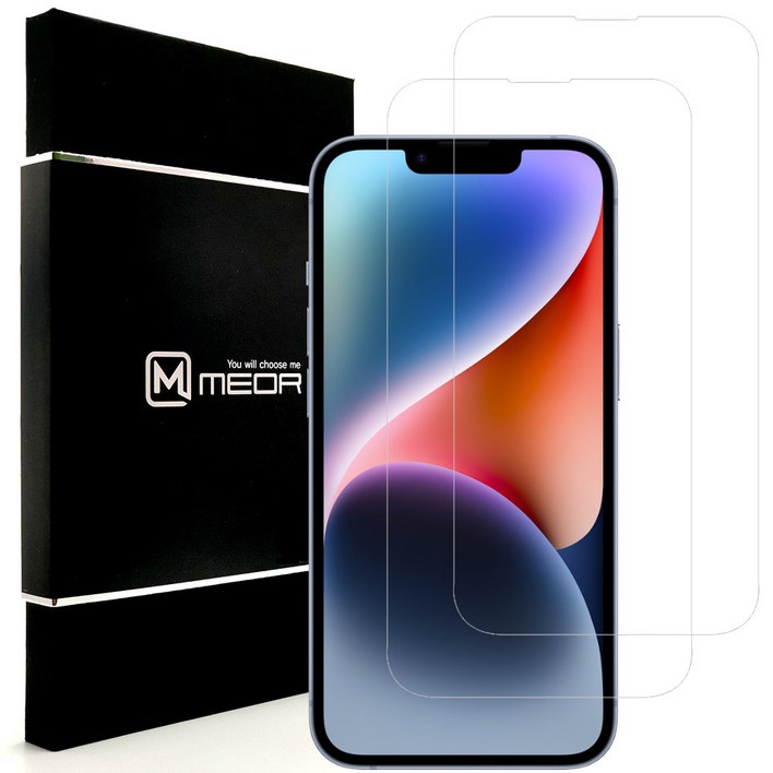 메오르 나노 방탄 글래스 강화유리 액정보호필름 2p 세트