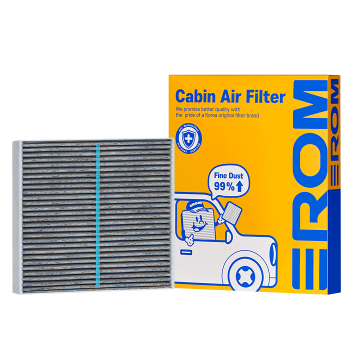 이롬필터 자동차 에어컨필터 PM0.3 고중량 활성탄 국내생산이로움MAX, 1개, 088
