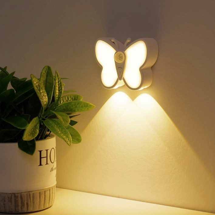 ZOZOFO 자석 부착형 무선 센서등 미니 무드등, 1개, 화이트