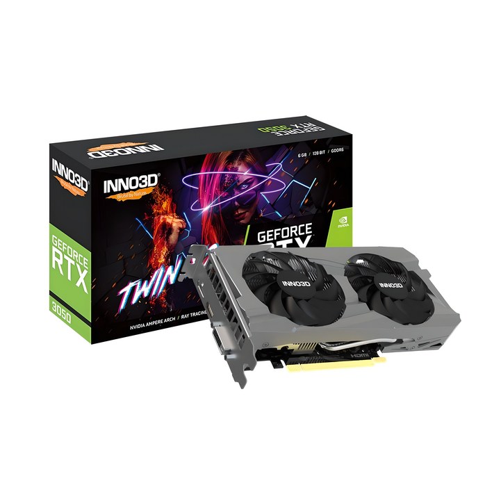INNO3D 지포스 RTX 3050 D6 6GB Twin X2 INNO3D 지포스 RTX 3050 D6 6GB Twin X2
