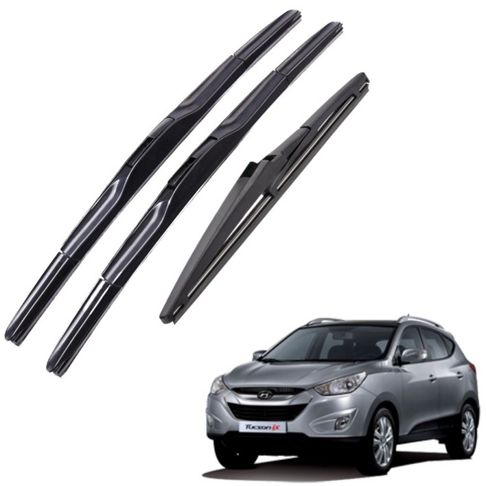 현대 자동차 호환 뉴 올뉴 투싼 ix NX4 전차종 차량용 하이브리드 와이퍼 윈도우브러쉬 전면 후방 111